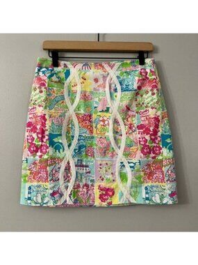 Lilly Pulitzer Roslyn State of Mind Mini Skirt